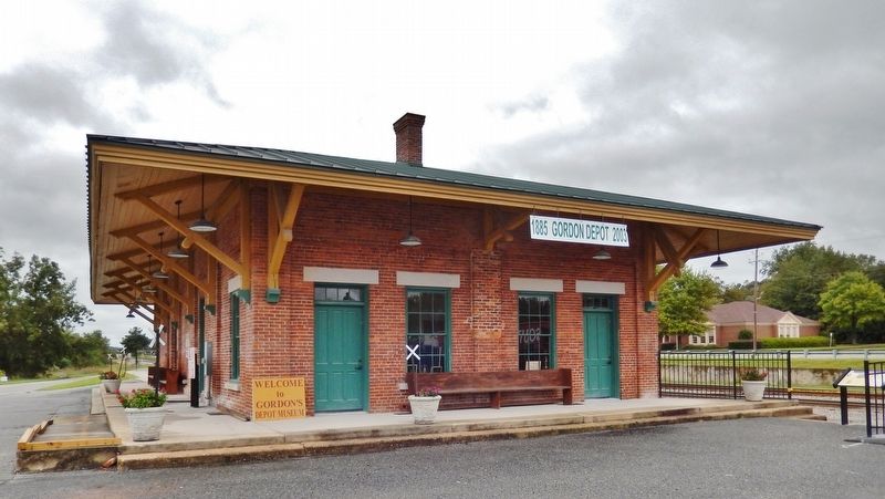 Gordon Depot-Museum (<i>east elevation</i>) image. Click for full size.