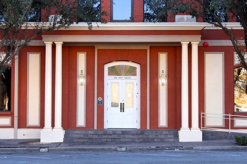 1 East Twohig Avenue Facade and Columns. Click for full size. 1 East Twohig Avenue Facade and Columns image. Click for full size.