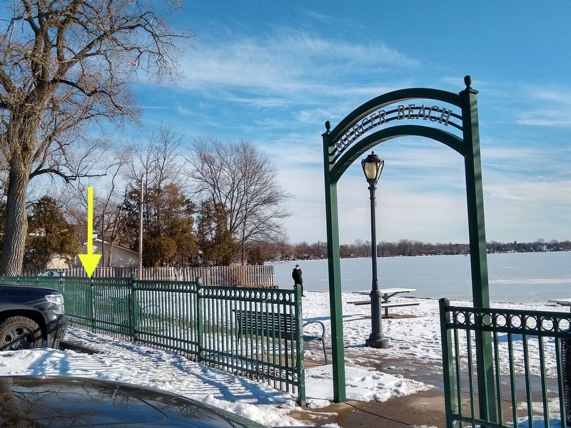 Walled Lake Marker image. Click for full size.