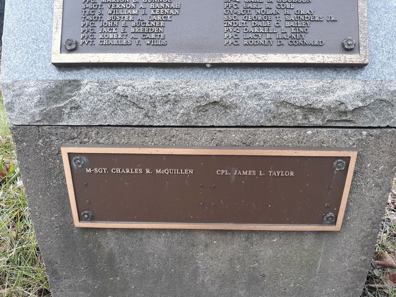 Cedar Grove Veterans Memorial image. Click for full size.