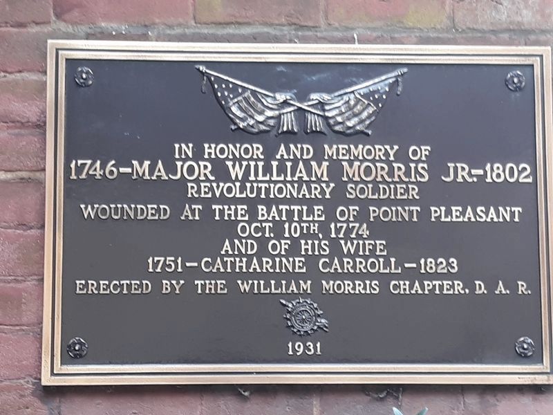 Major William Morris Jr. Marker. Click for full size. Major William Morris Jr. Marker image. Click for full size.