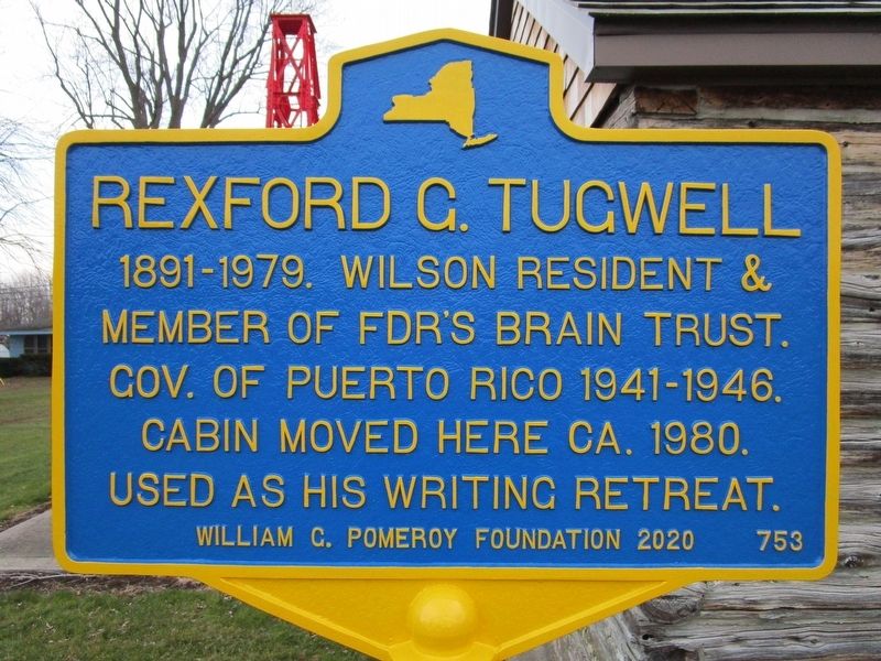 Rexford G. Tugwell Marker image. Click for full size.