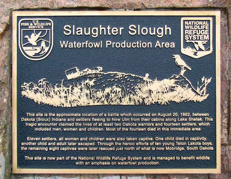 Slaughter Slough Waterfowl Production Area marker image. Click for full size.