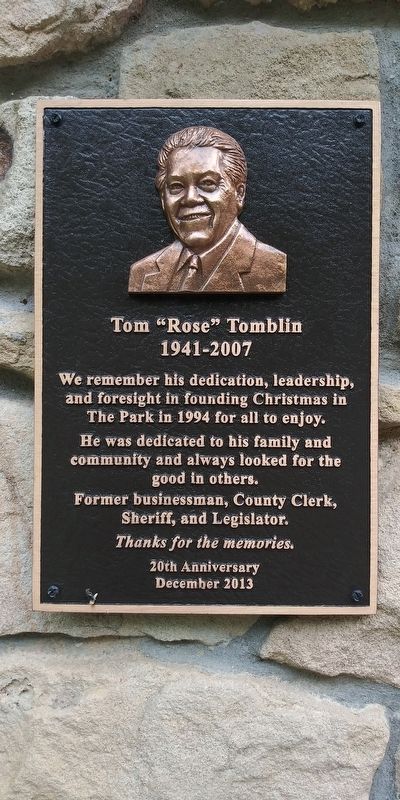 Tom "Rose" Tomblin Marker image. Click for full size.