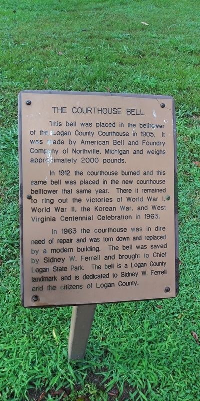 The Courthouse Bell Marker image. Click for full size.