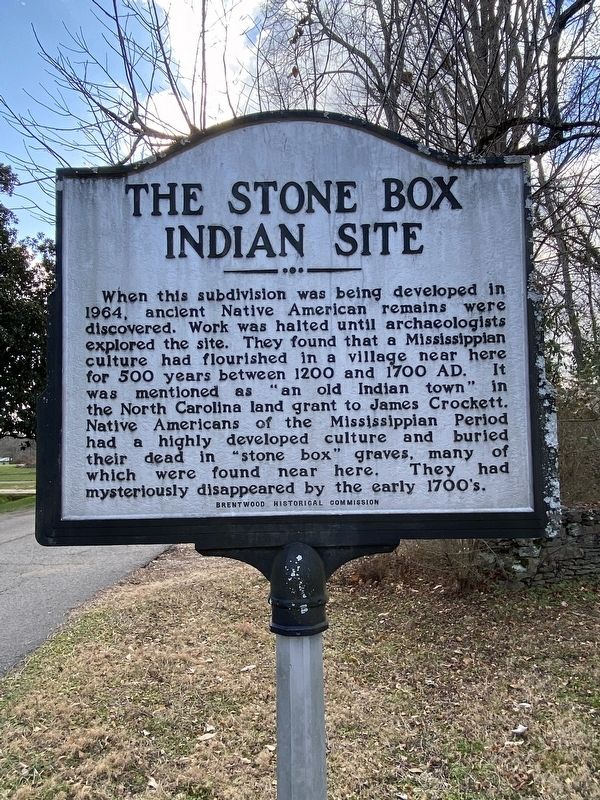 The Stone Box Indian Site image. Click for full size.