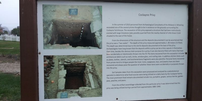 Cockayne Privy Marker image. Click for full size.