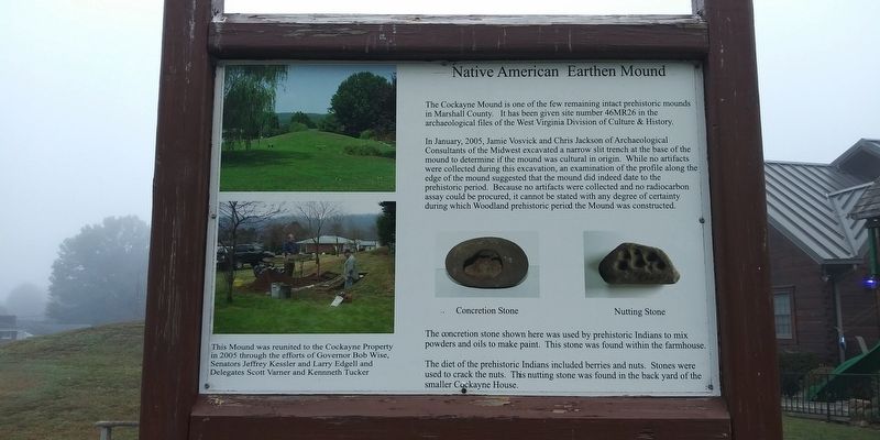 Native American Earthen Mound Marker. Click for full size. Native American Earthen Mound Marker image. Click for full size.
