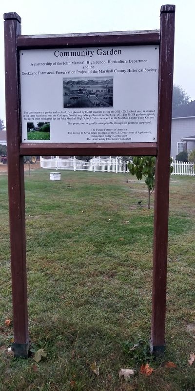 Community Garden Marker. Click for full size. Community Garden Marker image. Click for full size.