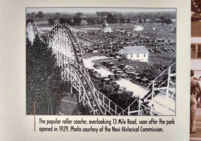 Worth the Drive to Walled Lake Amusement Park Marker — bottom far left image image. Click for full size.