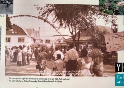 Worth the Drive to Walled Lake Amusement Park Marker — near left image image. Click for full size.