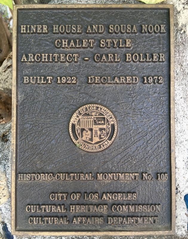 Hiner House Marker image. Click for full size.