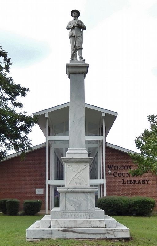 Wilcox County Confederate Monument image. Click for full size.