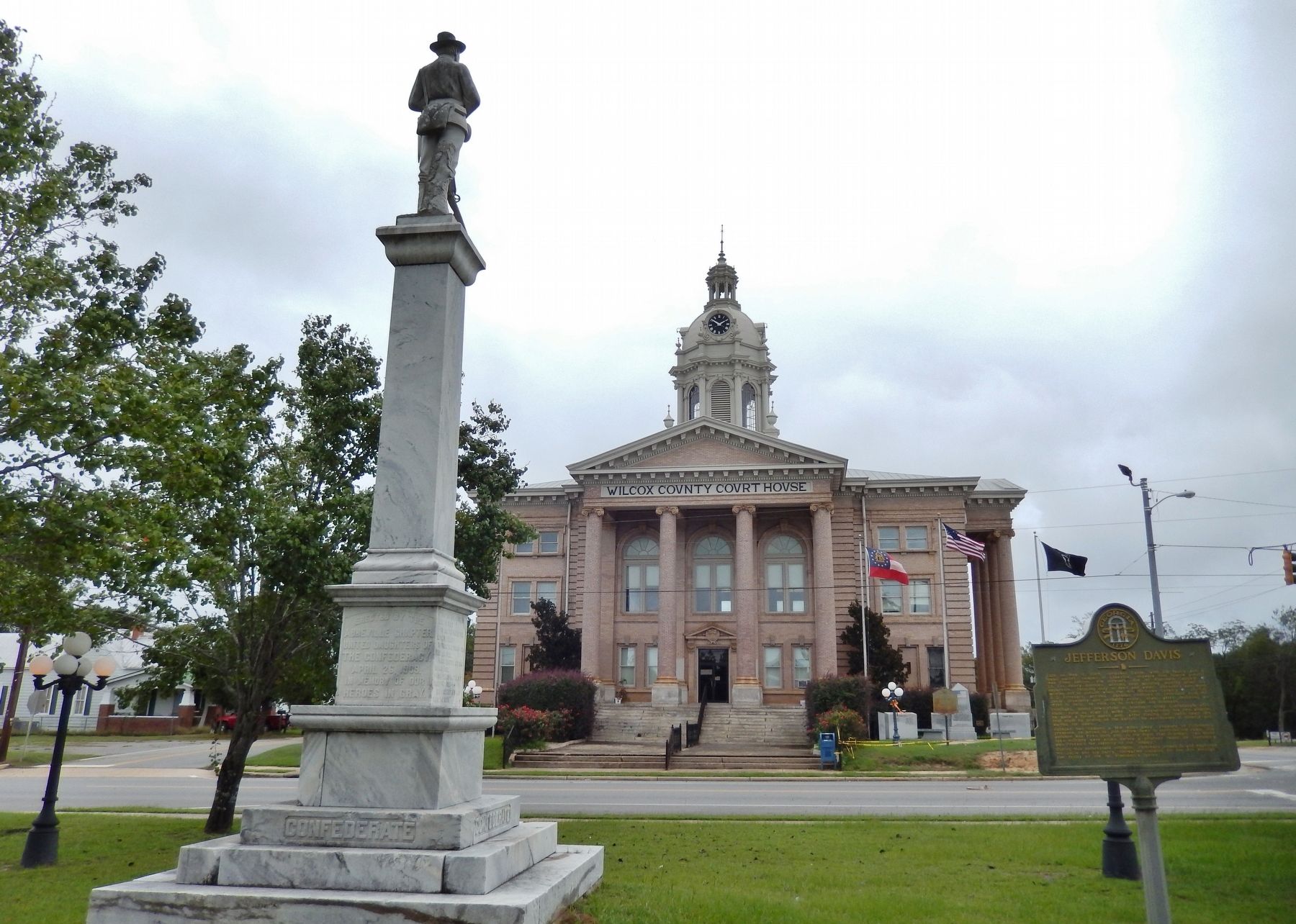 Wilcox County Confederate Monument image. Click for full size.