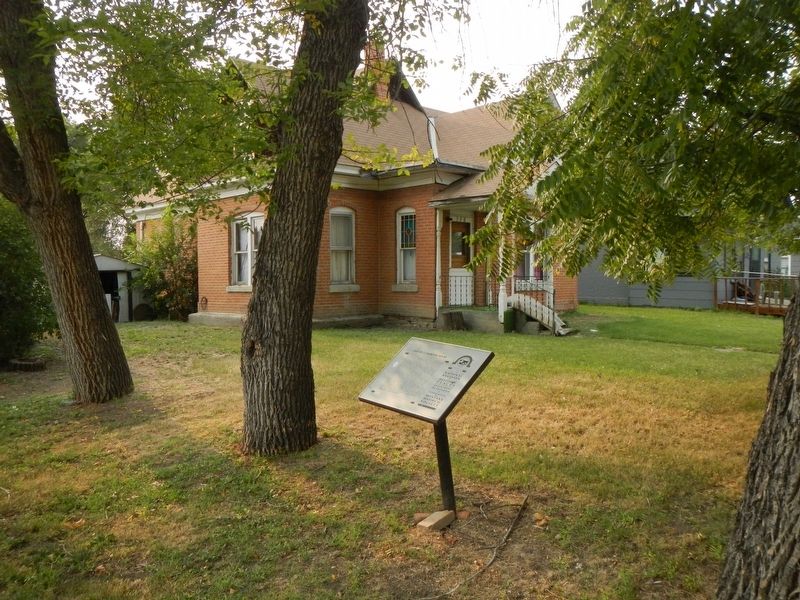 Claude O. Marcyes House and Marker image. Click for full size.