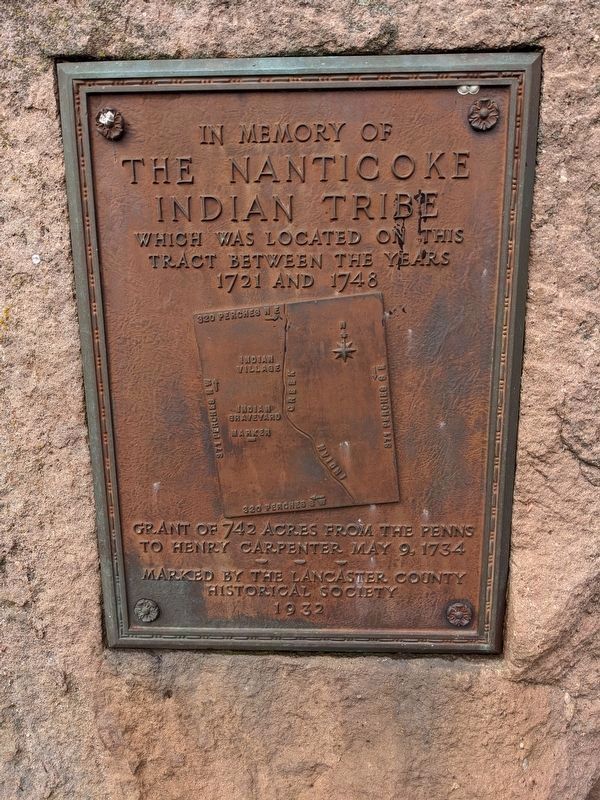 The Nanticoke Indian Tribe Marker. Click for full size. The Nanticoke Indian Tribe Marker image. Click for full size.