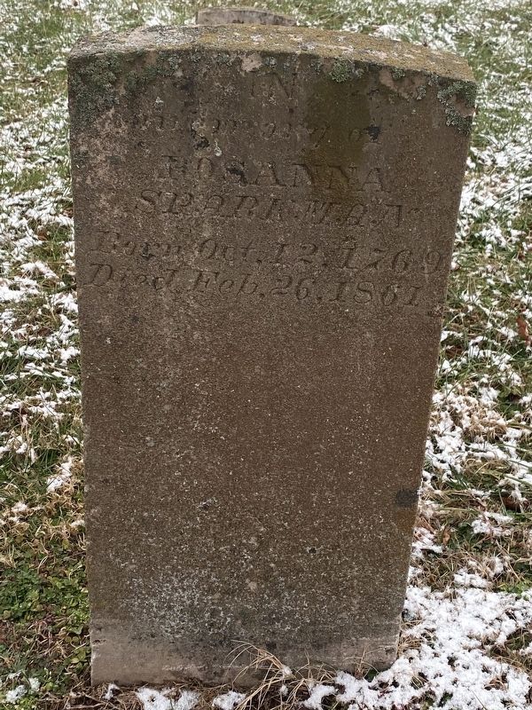 Gravesite of Rosanna Sparkman. Click for full size. Gravesite of Rosanna Sparkman image. Click for full size.