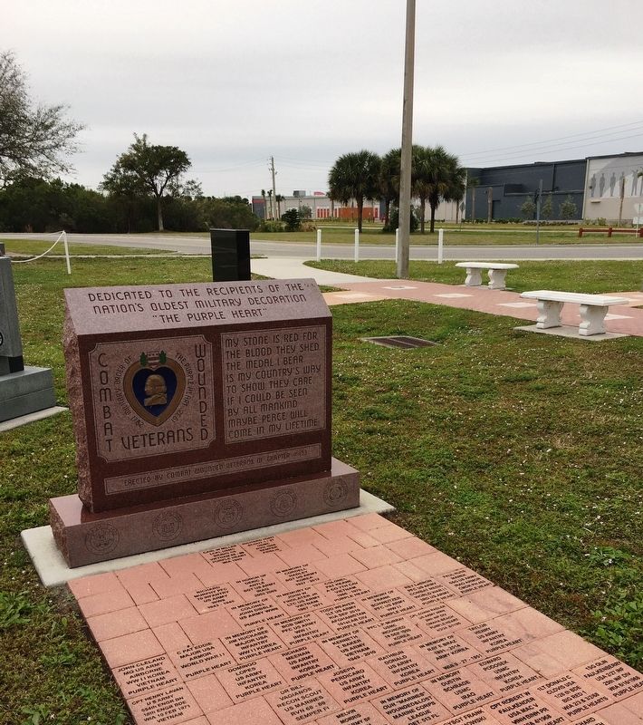 Combat Wounded Veterans Marker. Click for full size. Combat Wounded Veterans Marker image. Click for full size.