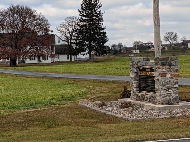 Kreider Homestead Marker image. Click for full size.
