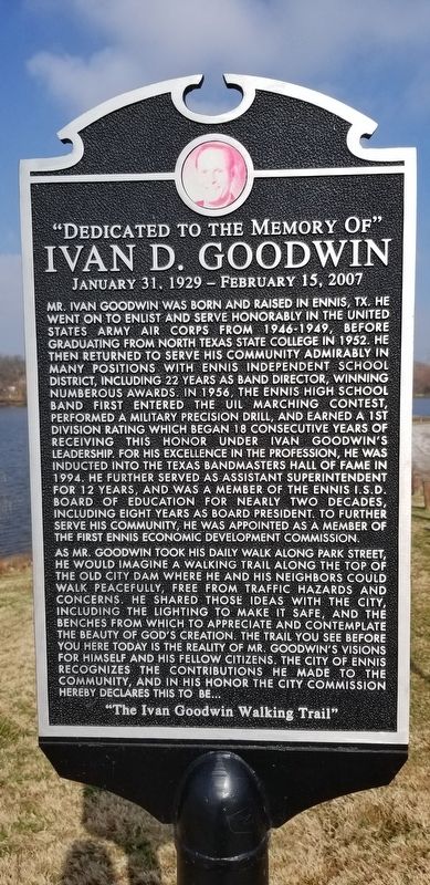 Ivan D. Goodwin Marker image. Click for full size.