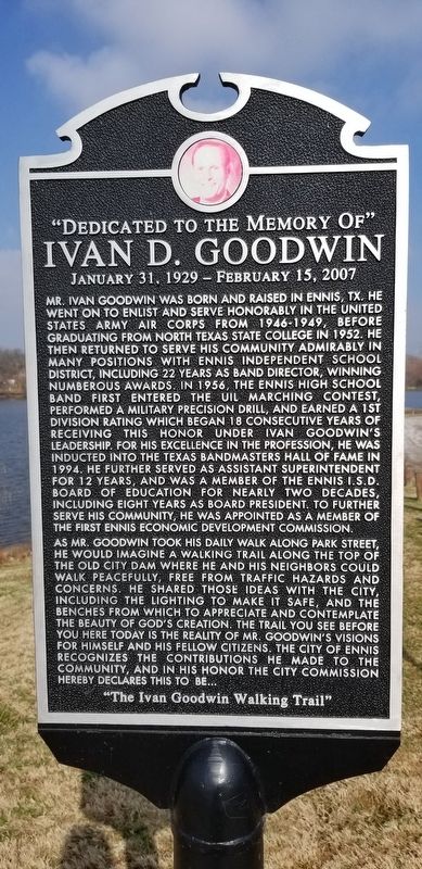 Ivan D. Goodwin Marker. Click for full size. Ivan D. Goodwin Marker image. Click for full size.