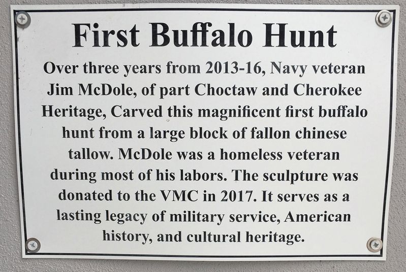 First Buffalo Hunt Marker. Click for full size. First Buffalo Hunt Marker image. Click for full size.