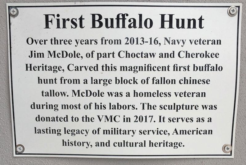 First Buffalo Hunt Marker image. Click for full size.