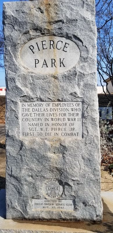 Pierce Park Marker image. Click for full size.