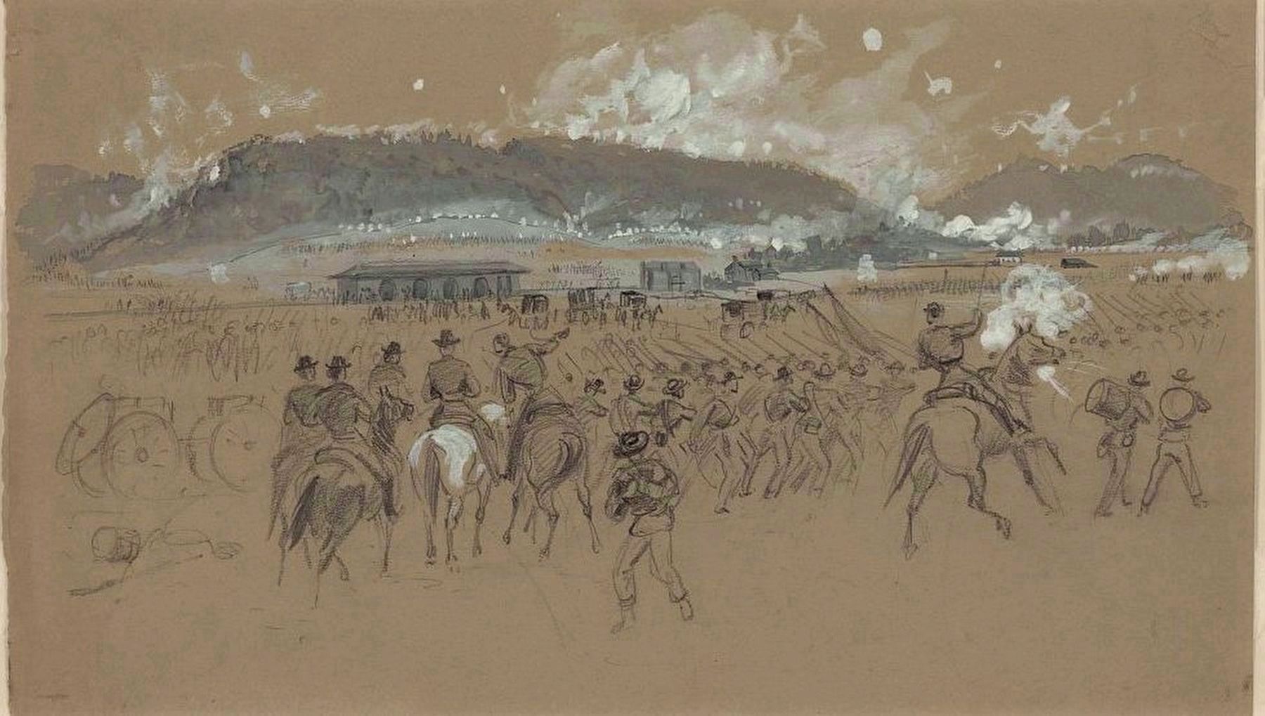 "Battle of Ringgold Gap" image. Click for full size.