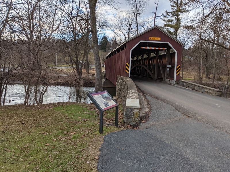 Zook's Mill Bridge Marker image. Click for full size.