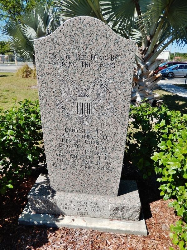 Honor The Dead By Serving The Living Marker. Click for full size. Honor The Dead By Serving The Living Marker image. Click for full size.