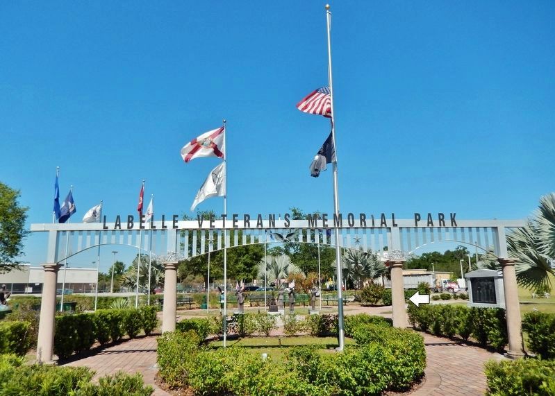 LaBelle Veteran's Memorial Park image. Click for full size.