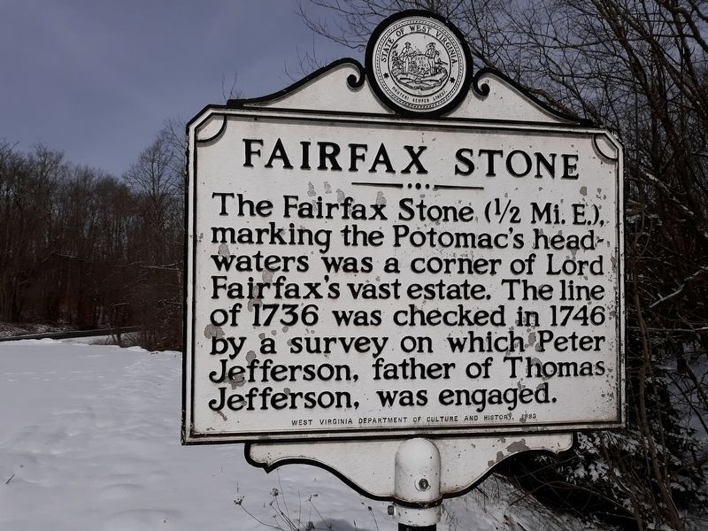 Fairfax Stone Marker image. Click for full size.