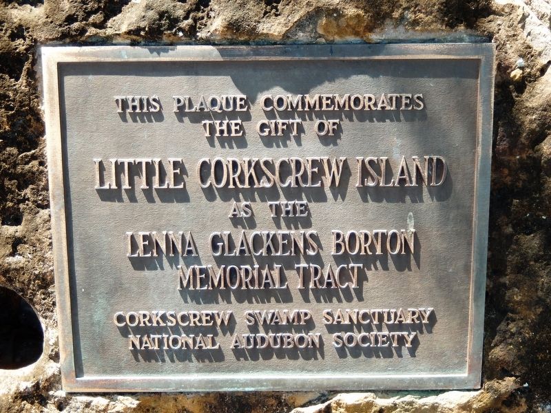 Little Corkscrew Island Memorial Plaque image. Click for full size.