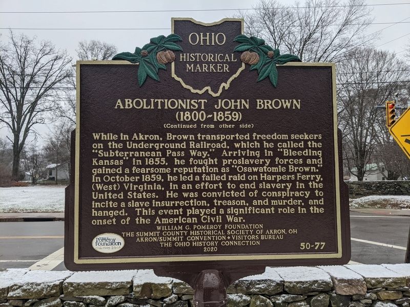Abolitionist John Brown Marker image. Click for full size.