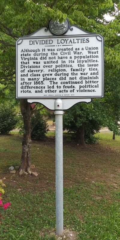 Divided Loyalties Marker image. Click for full size.