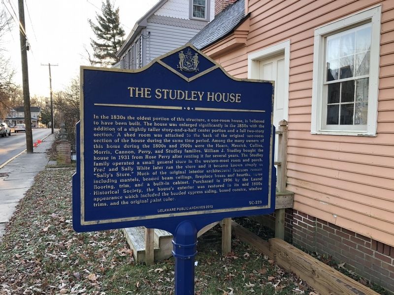 The Studley House Marker image. Click for full size.