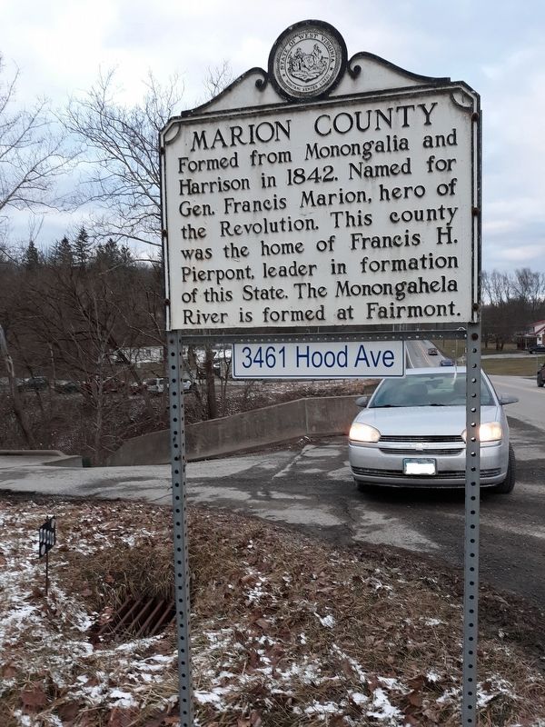 Marion County Marker. Click for full size. Marion County Marker image. Click for full size.