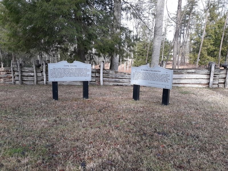 A Soldier's Recollection Marker image. Click for full size.