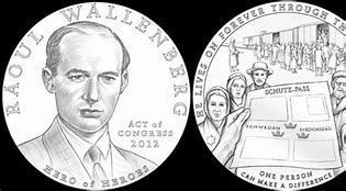 The Raoul Wallenberg Congressional Gold Medal. Click for full size. The Raoul Wallenberg Congressional Gold Medal image. Click for full size.