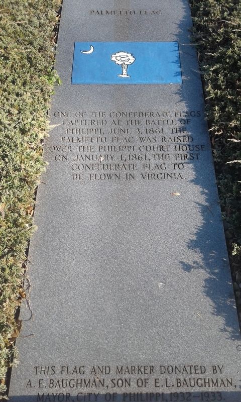Palmeto Flag Marker. Click for full size. Palmeto Flag Marker image. Click for full size.