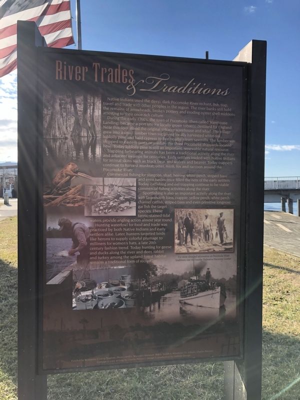 River Trades & Traditions side of the marker image. Click for full size.