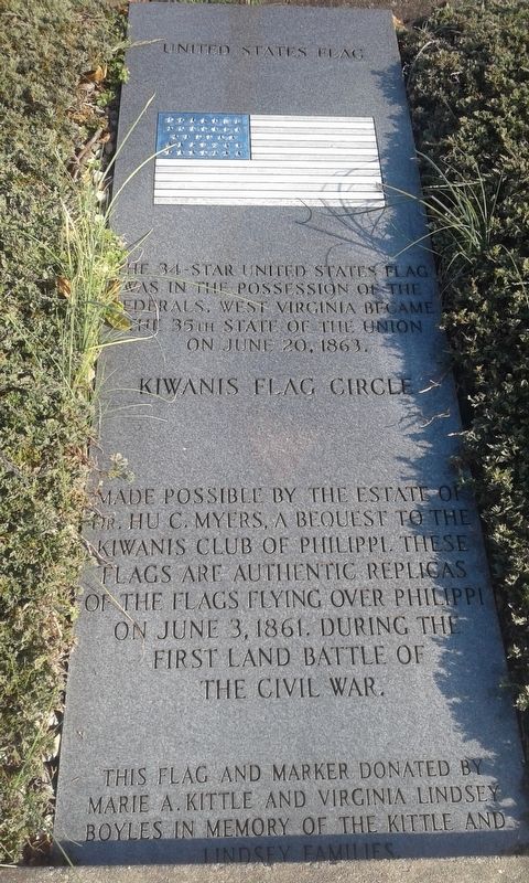 United States Flag Marker. Click for full size. United States Flag Marker image. Click for full size.