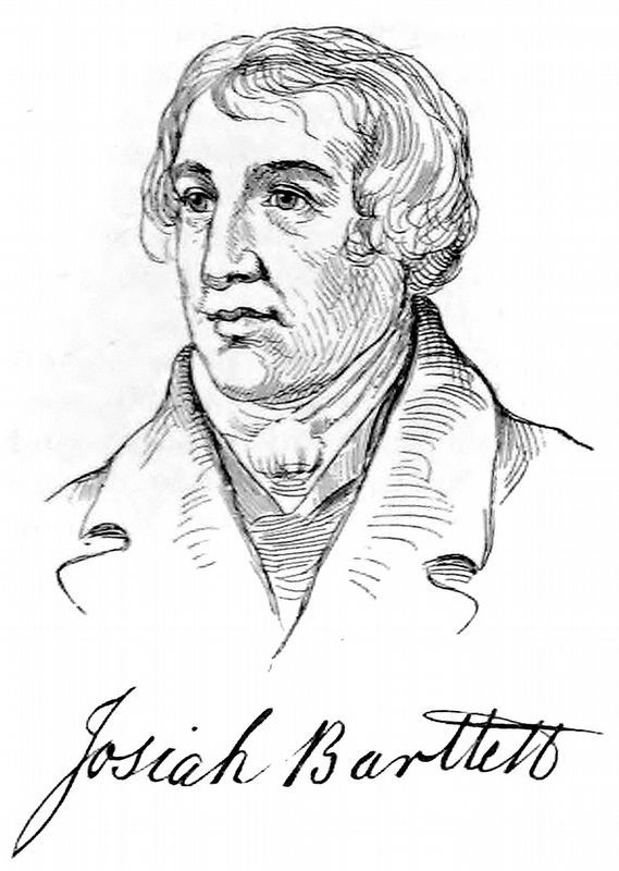 Josiah Bartlett. Click for full size. Josiah Bartlett image. Click for full size.