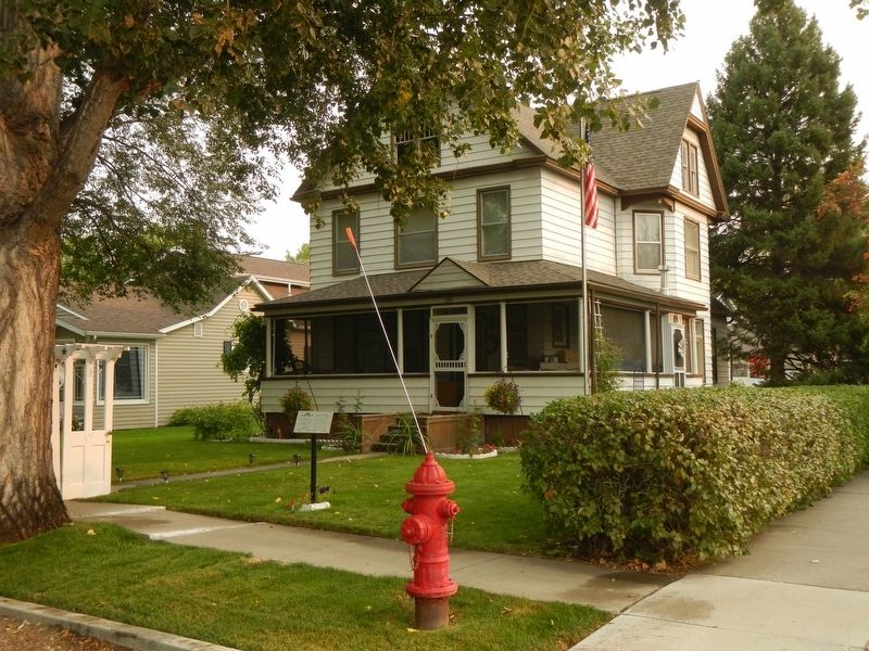 Wilson Residence and Marker image. Click for full size.