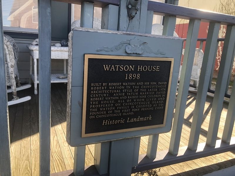 Watson House Marker image. Click for full size.