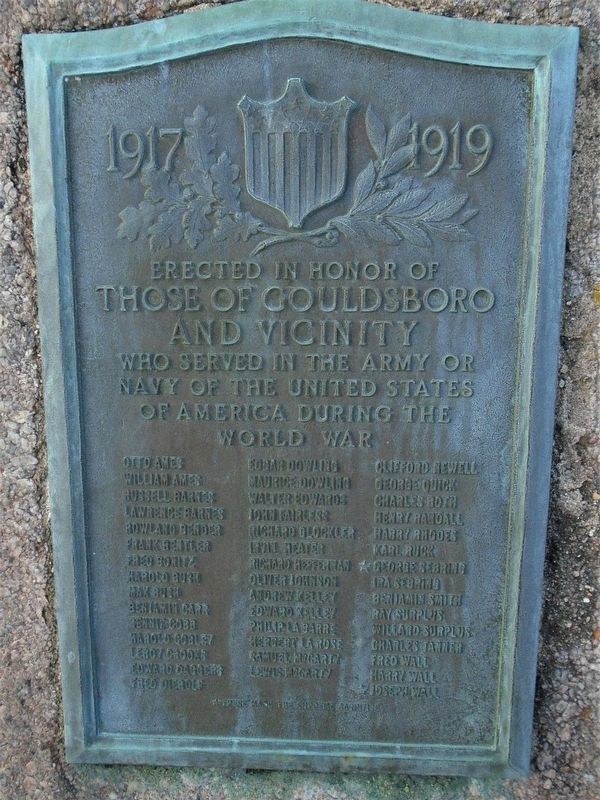 World War Memorial. Click for full size. World War Memorial image. Click for full size.
