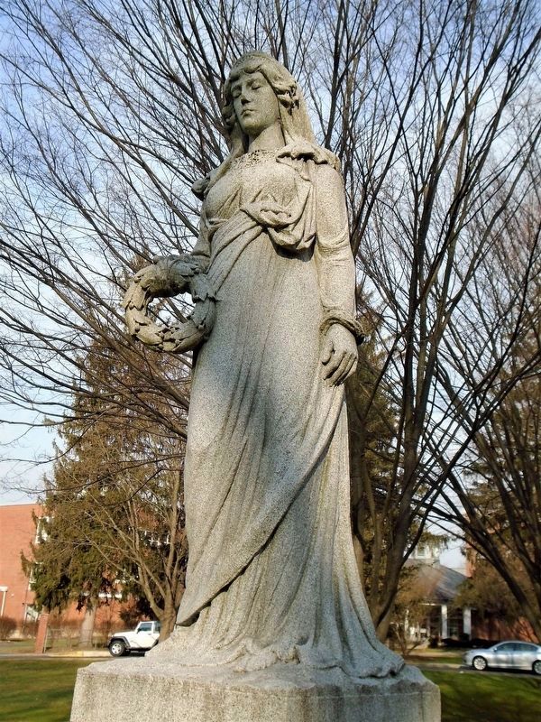 Alma Mater Statue "Julia" image. Click for full size.