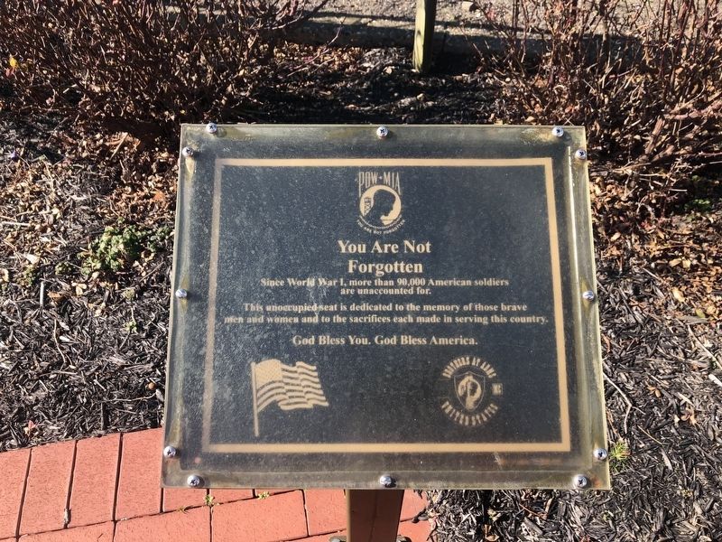 You Are Not Forgotten Memorial. Click for full size. You Are Not Forgotten Memorial image. Click for full size.