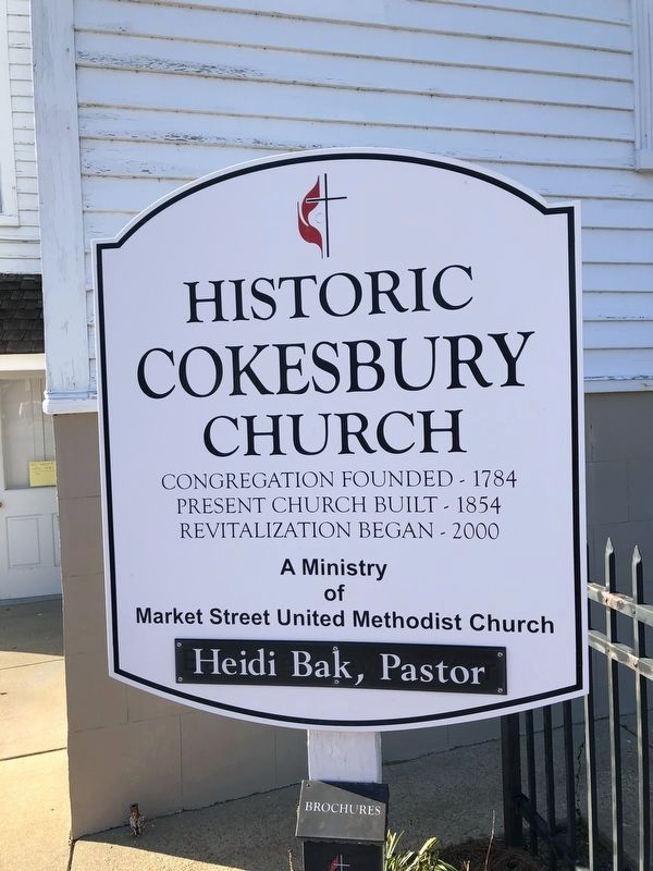 Additional signage for the church image. Click for full size.